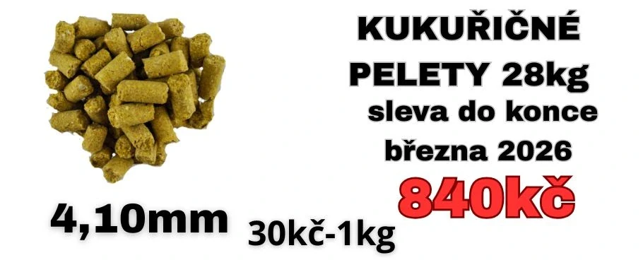 KUKUŘIČNÉ PELETY 28 kg